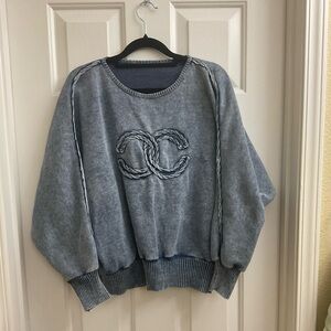 NO BRAND Cotton Knit Top